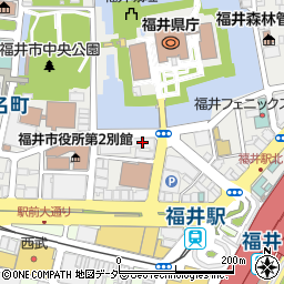 ＪＡ福井県　本店ＪＡ福井県ケアプランセンター周辺の地図