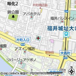 福井パレスホテル周辺の地図