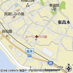 長野県諏訪郡下諏訪町南高木8936周辺の地図