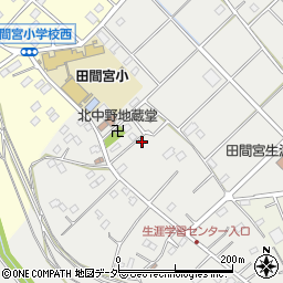 埼玉県鴻巣市北中野21周辺の地図