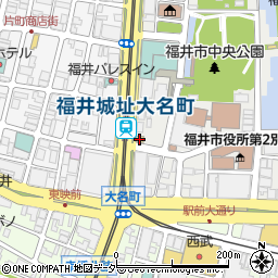 セブンイレブン福井大手３丁目店周辺の地図