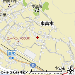 長野県諏訪郡下諏訪町東高木9063周辺の地図