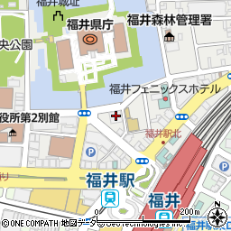 福井県漁業協同組合　連合会周辺の地図