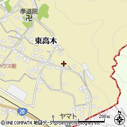 長野県諏訪郡下諏訪町東高木9226-3周辺の地図