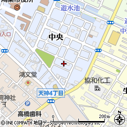 埼玉県鴻巣市中央7周辺の地図