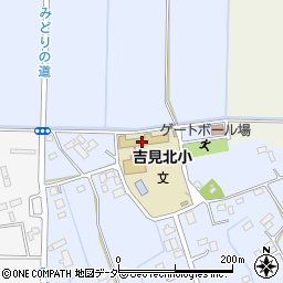 吉見町立北小学校周辺の地図