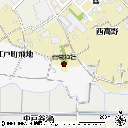 雷電神社周辺の地図