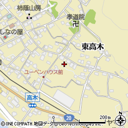 長野県諏訪郡下諏訪町東高木9068周辺の地図
