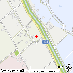 茨城県常総市伊左衛門新田町12周辺の地図