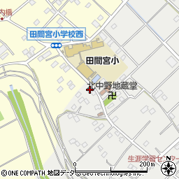 埼玉県鴻巣市北中野7周辺の地図