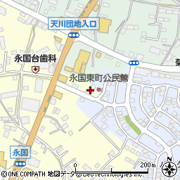 茨城県土浦市永国361周辺の地図