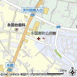 茨城県土浦市永国1111周辺の地図