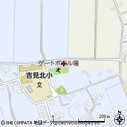 吉見町　北公民館周辺の地図