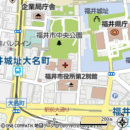 福井市役所周辺の地図