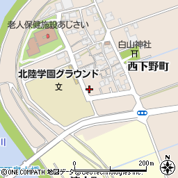 福井県福井市西下野町12-10周辺の地図