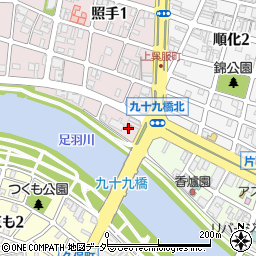 福井照手郵便局周辺の地図