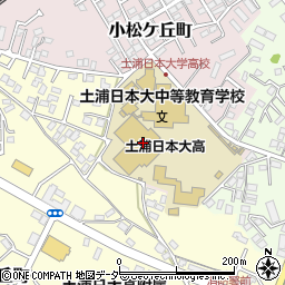 茨城県土浦市小松ケ丘町4-46周辺の地図