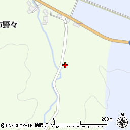 福井県吉田郡永平寺町市野々22-8周辺の地図