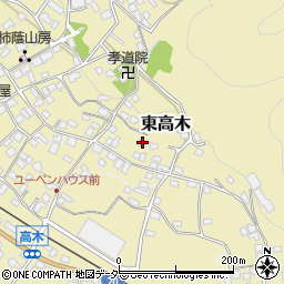 長野県諏訪郡下諏訪町東高木9273周辺の地図