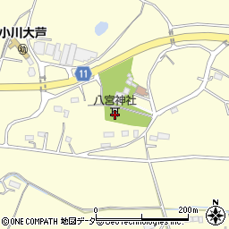 八宮神社周辺の地図