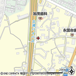 茨城県土浦市永国871周辺の地図