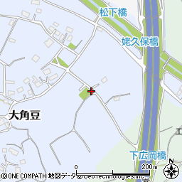 茨城県つくば市大角豆469周辺の地図