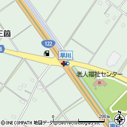 早川周辺の地図