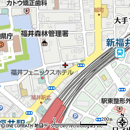 ＮＰＣ２４Ｈ福井大手２丁目パーキング周辺の地図