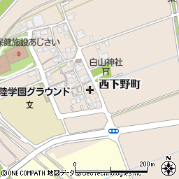 福井県福井市西下野町12-4周辺の地図
