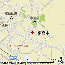 長野県諏訪郡下諏訪町東高木9277周辺の地図