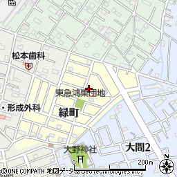 〒365-0053 埼玉県鴻巣市緑町の地図