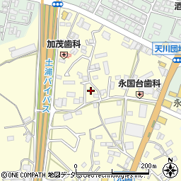 茨城県土浦市永国869周辺の地図