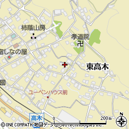 長野県諏訪郡下諏訪町東高木9286周辺の地図
