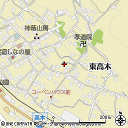 長野県諏訪郡下諏訪町東高木9286-2周辺の地図