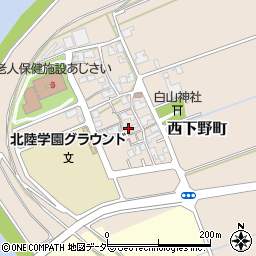 福井県福井市西下野町12-14-1周辺の地図