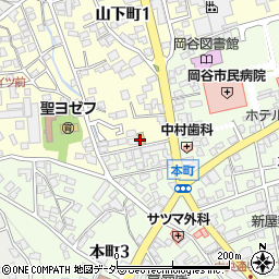 ファミリーマート岡谷山下町店周辺の地図