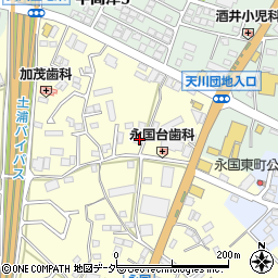 茨城県土浦市永国979周辺の地図