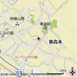 長野県諏訪郡下諏訪町東高木9287-2周辺の地図