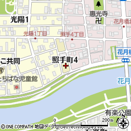 福井県福井市照手町周辺の地図