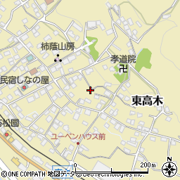 長野県諏訪郡下諏訪町東高木9198周辺の地図