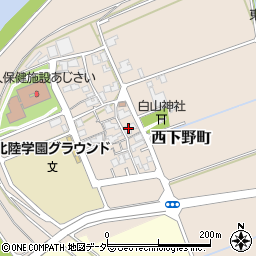 福井県福井市西下野町12-15周辺の地図