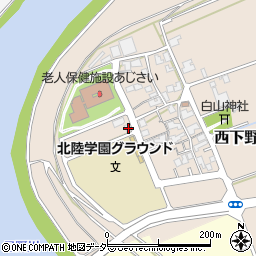 福井県福井市西下野町15-45周辺の地図