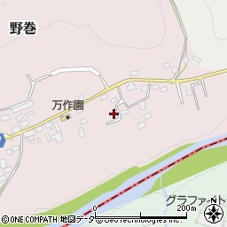 埼玉県秩父郡皆野町野巻65周辺の地図