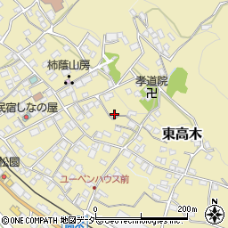 長野県諏訪郡下諏訪町東高木9196周辺の地図