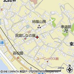 長野県諏訪郡下諏訪町東高木9081周辺の地図