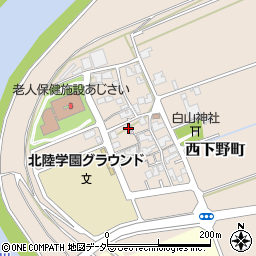福井県福井市西下野町12-48周辺の地図