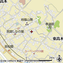 長野県諏訪郡下諏訪町東高木9200周辺の地図