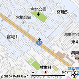 リフォームのナカヤマ鴻巣支店周辺の地図