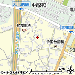 茨城県土浦市永国976-24周辺の地図