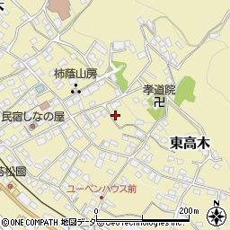 長野県諏訪郡下諏訪町東高木9195周辺の地図